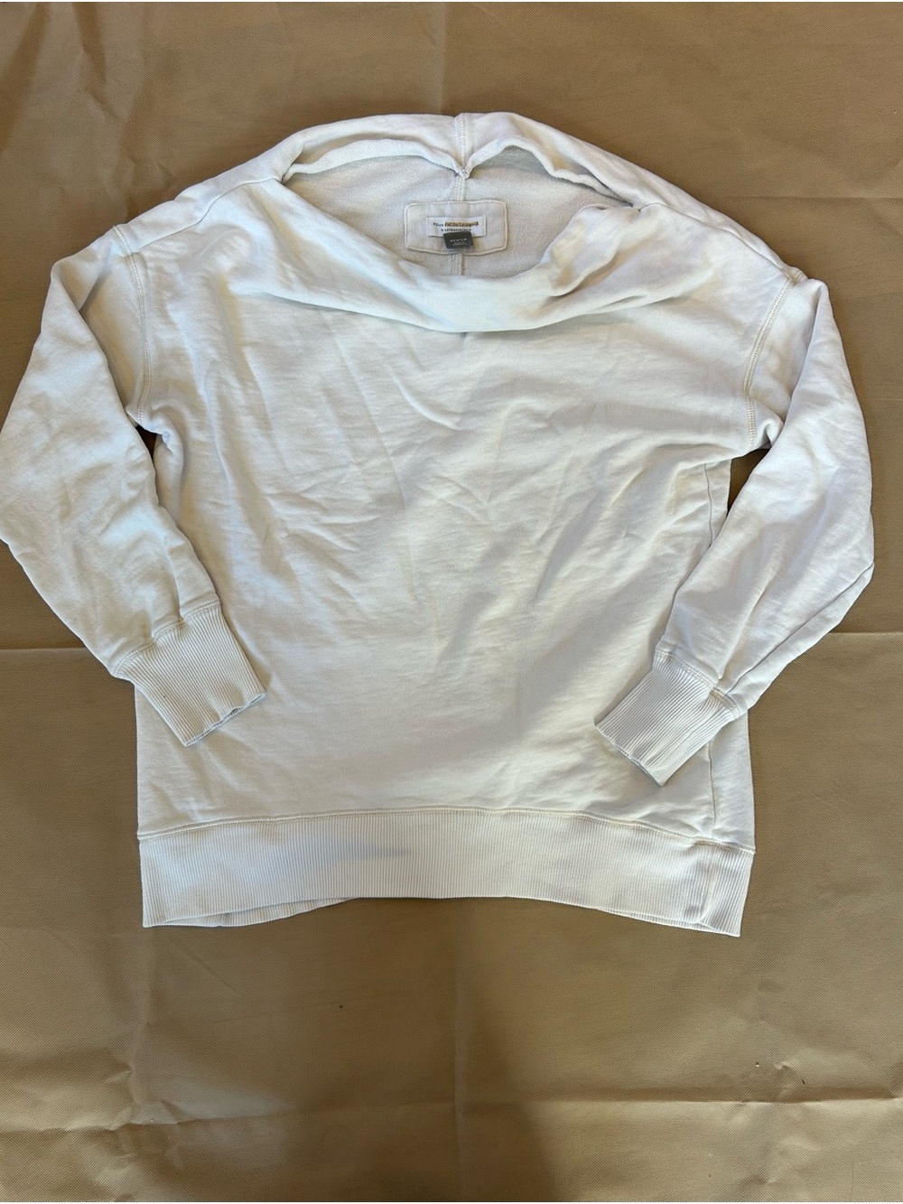 Anthropologie Woman’s French Terrycloth  Sweater - Off White
